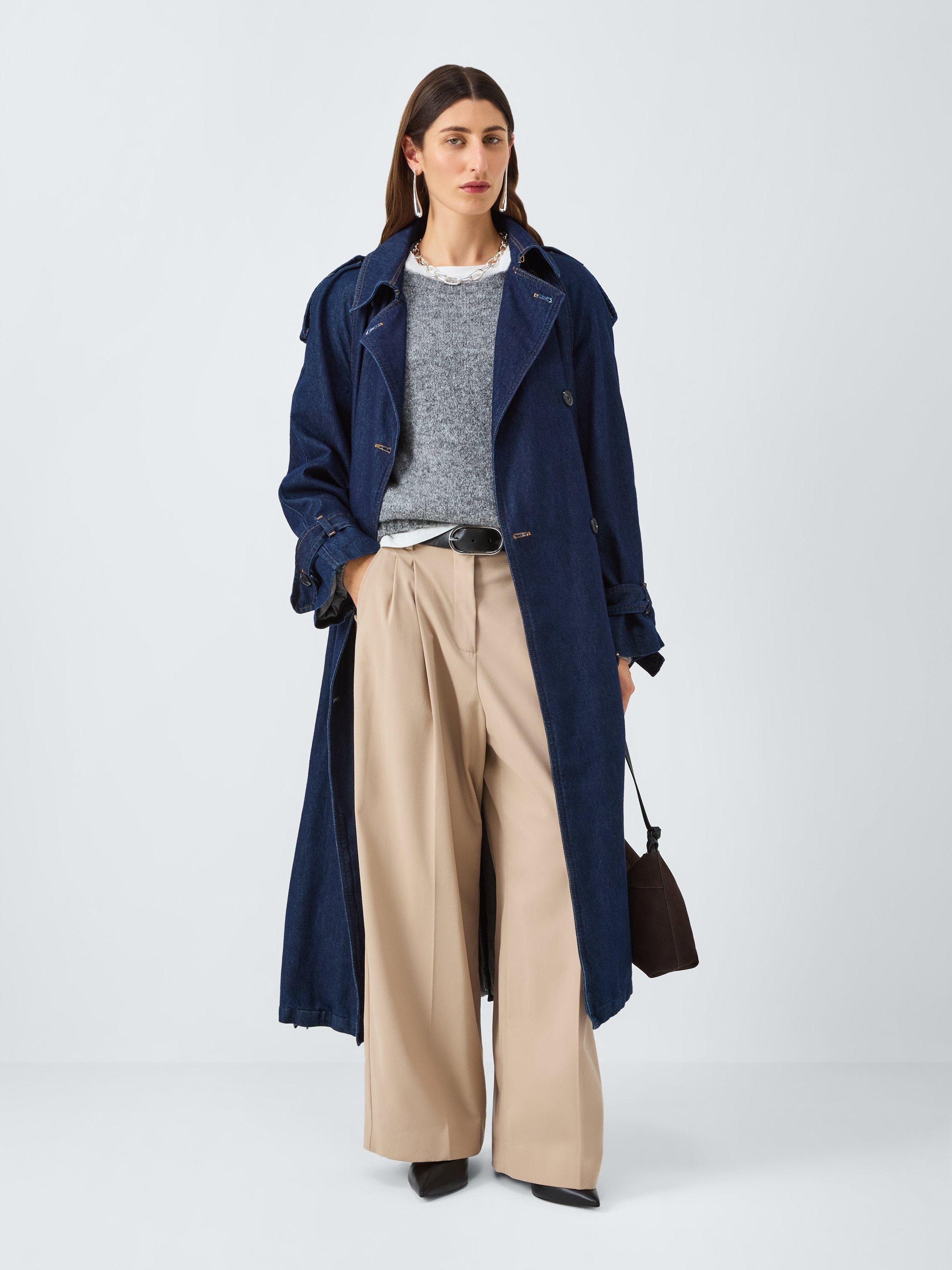 Product image 3 of 6, which shows Weekend MaxMara Vettura Wide Leg Trousers, Beige, 6
