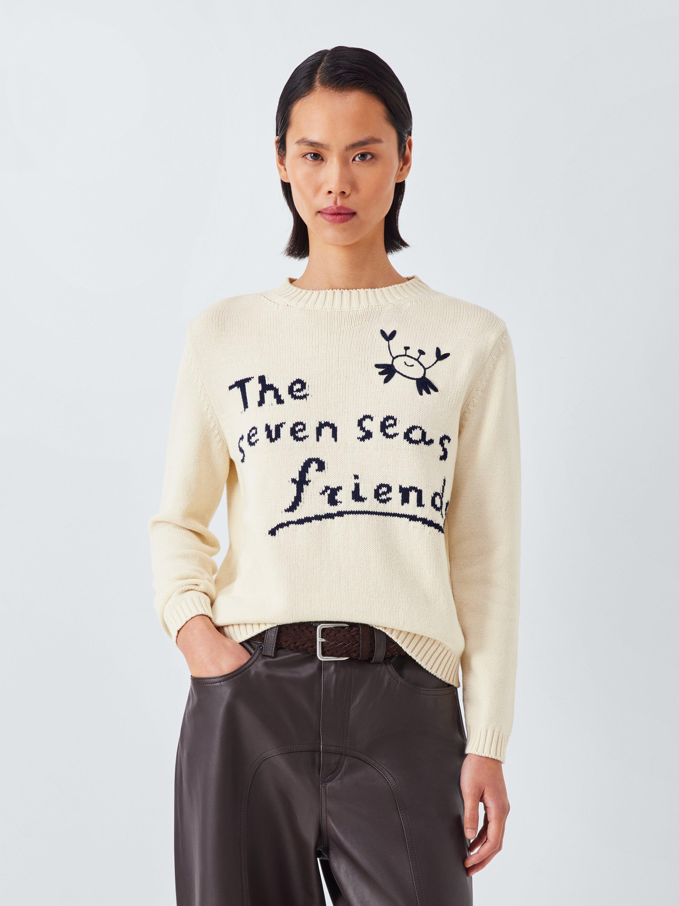 Weekend MaxMara Nespola Crab Jumper, Ivory