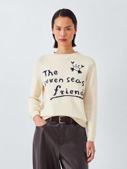 Weekend MaxMara Nespola Crab Jumper, Ivory, Ivory