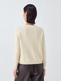 Weekend MaxMara Nespola Crab Jumper, Ivory - view 2, Ivory