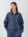 Weekend MaxMara Giochi Paisley Floral Shirt, Blue Multi