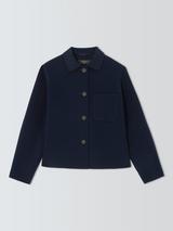 【海外限定】Hobbsウールコート☆Payton Wool Blend Coat, Navy Hobbs Payton Wool Blend Coat, Navy