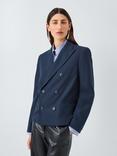 Weekend MaxMara Tappeto Double Breasted Blazer, Navy