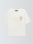 Weekend MaxMara Acline Heart T-Shirt, White