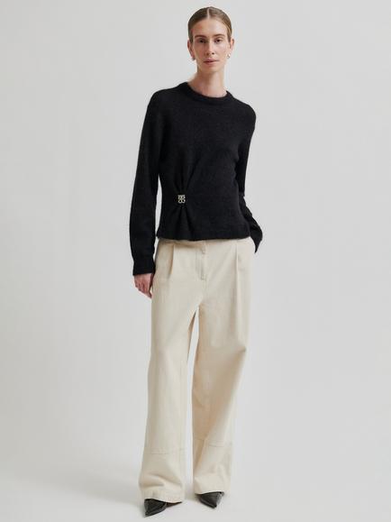 Second Female Nana Baggy Trousers, Cream, Cream