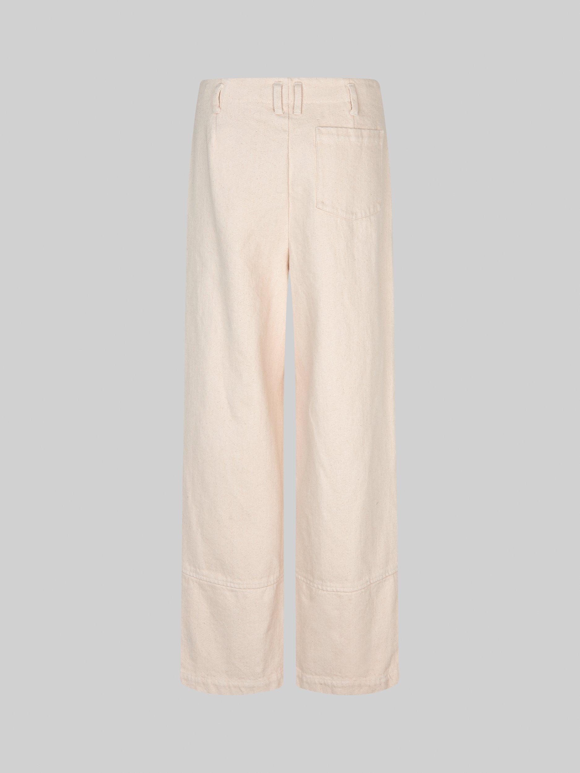 Product image 7 of 7, which shows Second Female Nana Baggy Trousers, Cream, XS