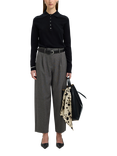 Selected Alma Tailored Trousers, Grey