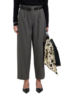 Selected Alma Tailored Trousers containing TENCEL™ Lyocell - view 2, Grey