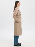 Selected Rosa Wool Blend Coat, Sand