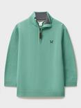 Crew Clothing Kids' Cotton Half-Zip Sweater