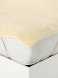 John Lewis Natural Collection British Wool Fleece Mattress Topper