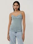 Jigsaw Lace Trim Modal Vest