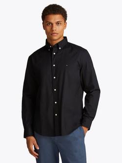 Tommy Hilfiger Flex Regular Fit Poplin Shirt, Black