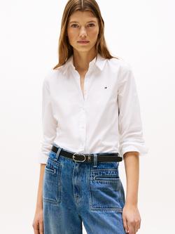 Tommy Hilfiger Cotton Long Sleeved Shirt, White, White