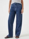 Hush Rhinestone Striped Cotton Jeans