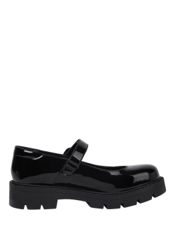 Kickers Kids' Kori Leather Mary Jane Shoes, Black Patent, Black Patent