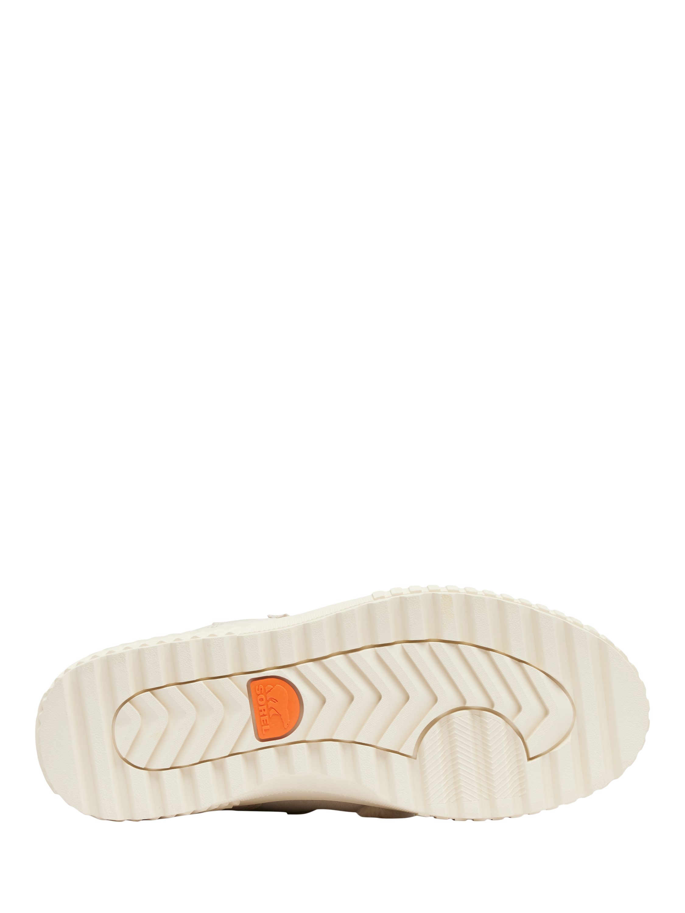 Product image 7 of 11, which shows SOREL Ona Lace-Up Suede Blend Ankle Boots , Chalk, 4