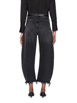 FRAME The Bubble Cropped Jeans - view 2, Black