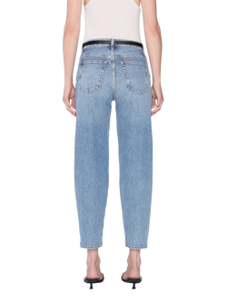FRAME The Candle Barrel Leg Jeans, Light Blue - view 2, Light Blue