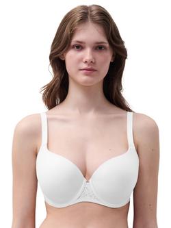 Chantelle Norah Soft Feel Sweetheart T-Shirt Bra, White