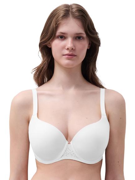 Chantelle Norah Soft Feel Sweetheart T-Shirt Bra, White