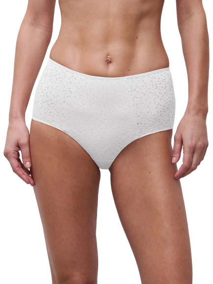 Chantelle Norah Comfort High Waisted Knickers, White