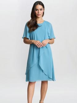 Gina Bacconi Hallie Dress, Sea Mist