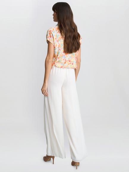 Gina Bacconi Faith Tie Waist Shirt, Multi - view 2, Multi