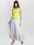 Gina Bacconi Kayla Knit Top, Lime Green
