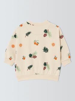 John Lewis Baby Clementine Sweater, Natural - view 2, Natural