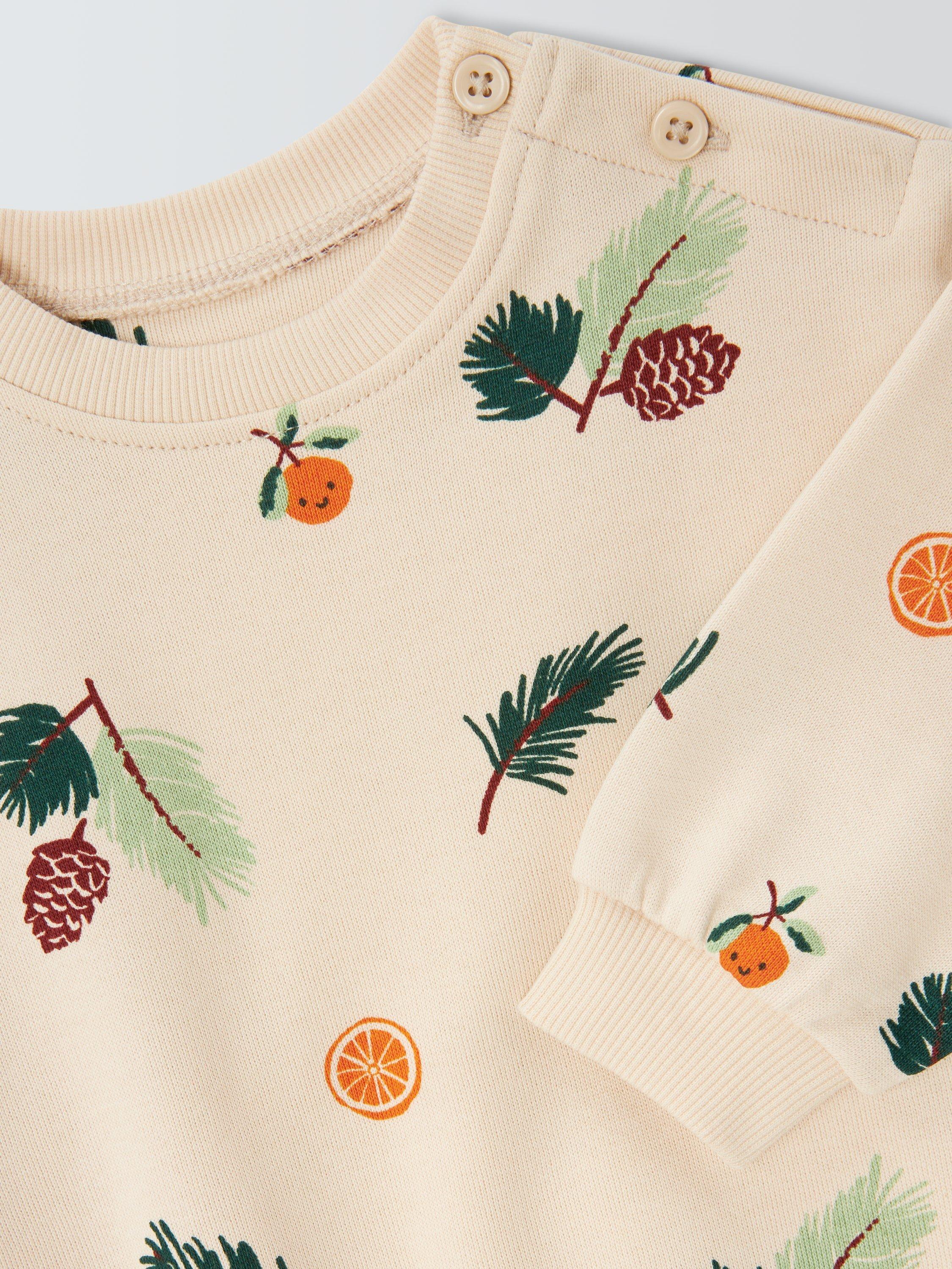 Product image 3 of 3, which shows John Lewis Baby Clementine Sweater, Natural, 0-3 months