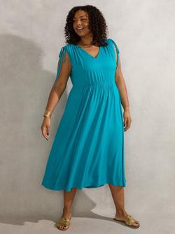Live Unlimited Curve Sleeveless Midi Dress, Blue