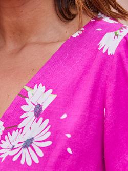 Live Unlimited Curve Floral Midi Dress - view 2, Pink