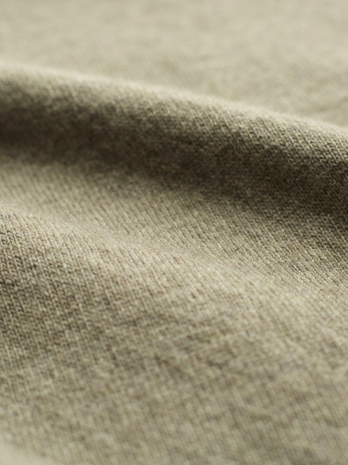 Product image 4 of 5, which shows Celtic & Co. Geelong Slouch Roll Neck Jumper, Moss, XS
