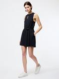 French Connection Sadie Textured Playsuit, Washed Ink
