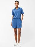 French Connection Wren Polo Shirt, Mid Blue