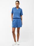 French Connection Wren Sweat Shorts, Mid Blue
