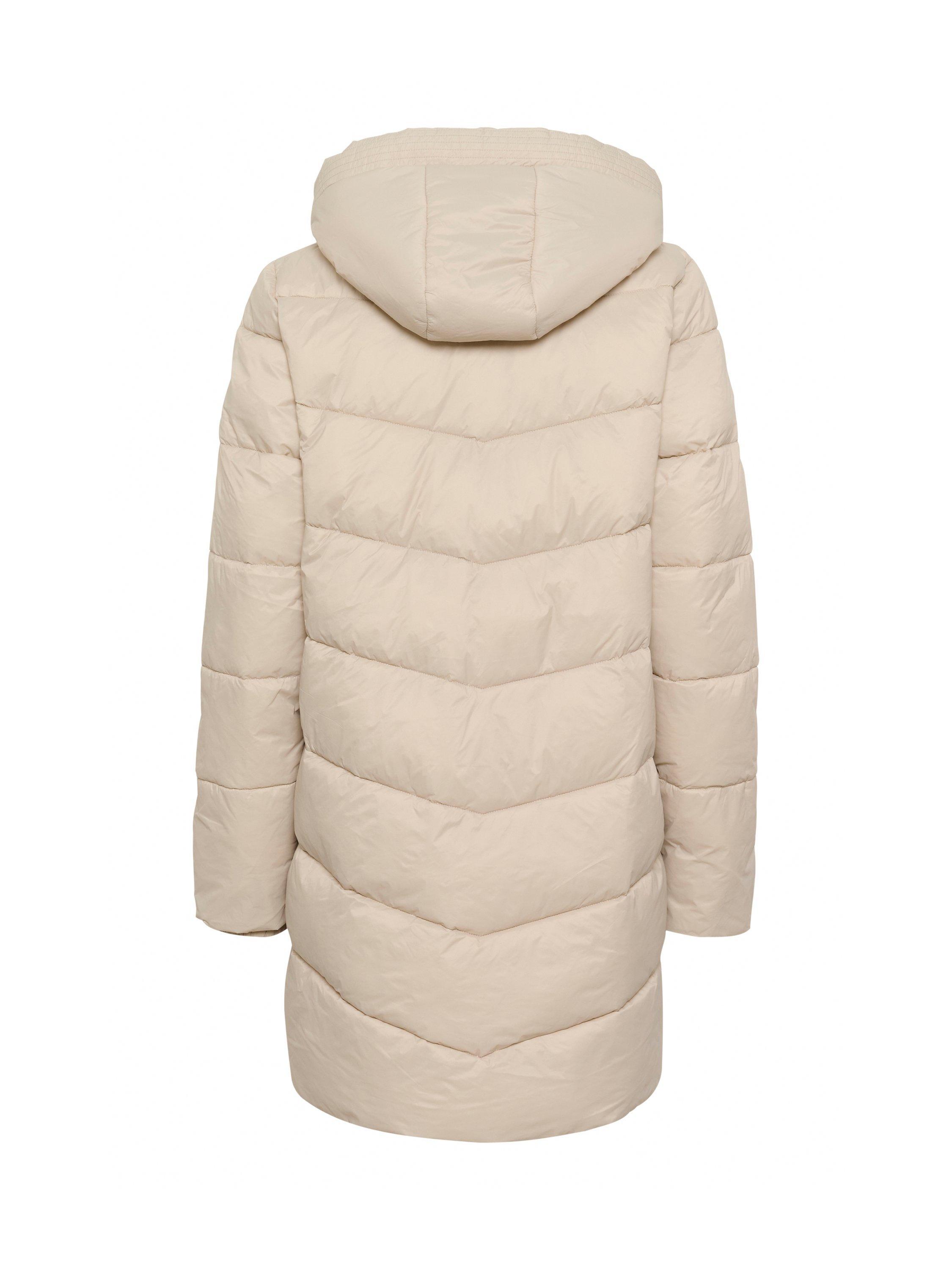 Product image 6 of 6, which shows KAFFE Susanne Puffer Coat, Feather Gray, 8