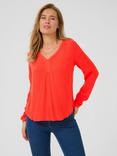 KAFFE Amber V-Neck Blouse
