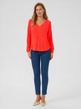 KAFFE Amber V-Neck Blouse