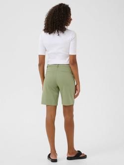 KAFFE Lea City Shorts, Mid Green - view 2, Mid Green