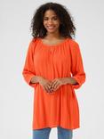 KAFFE Amber Regular Tunic Top, Grenadine