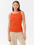 KAFFE Carna Tank Top, Mid Red
