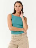 KAFFE Carna Tank Top, Teal