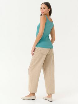 KAFFE Carna Tank Top, Teal - view 2, Teal