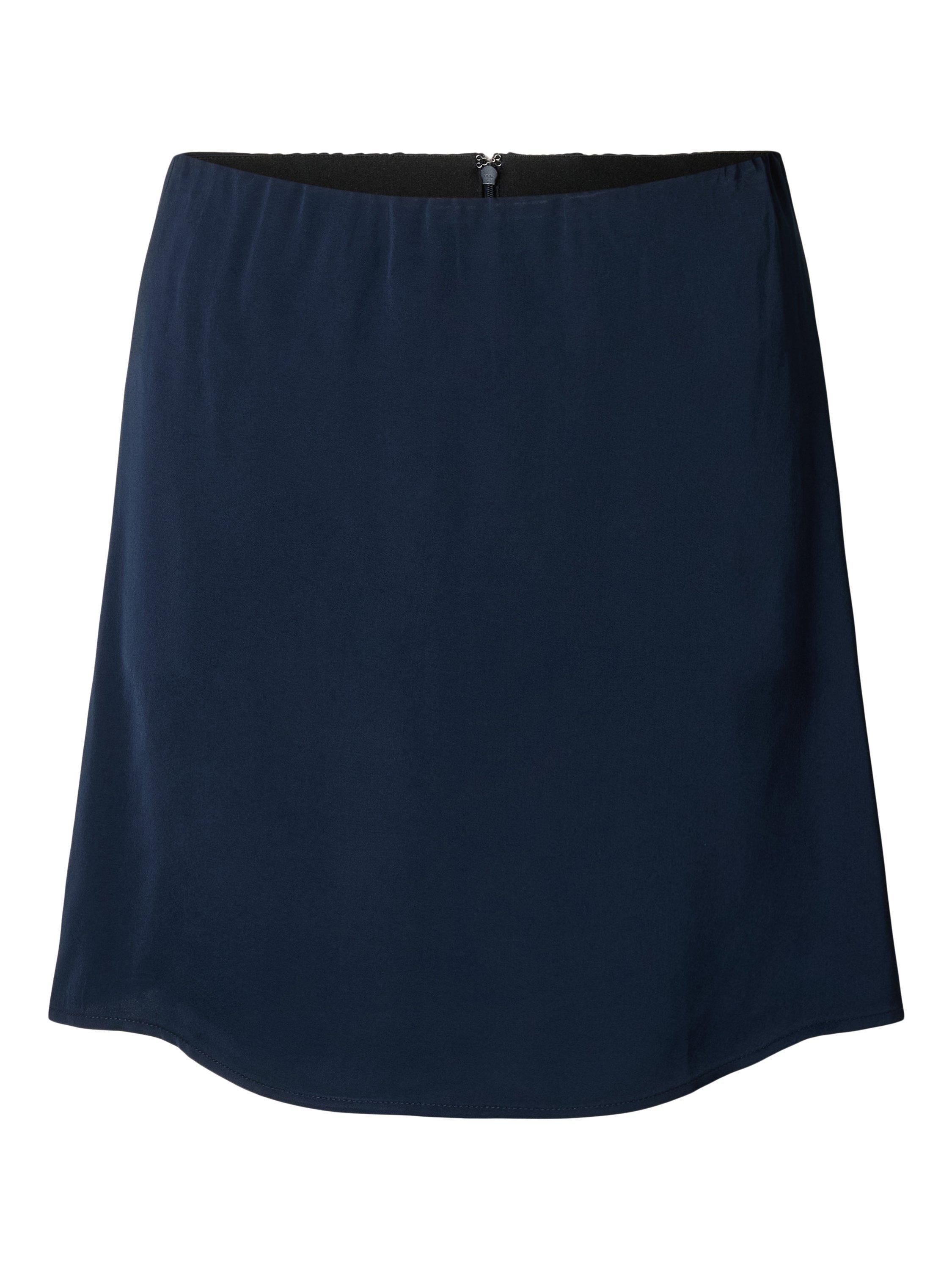 Product image 3 of 3, which shows Selected Leonore Sleeveless Open Neck Tube Top, Dark Sapphire, 34