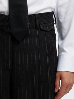 Selected Malia Stripe Tailored Trousers - view 2, Black