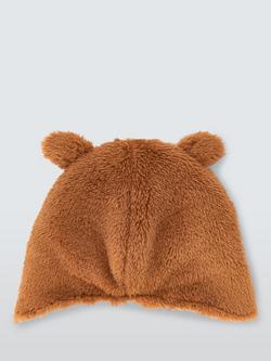 John Lewis Baby Highland Cow Trapper Hat, Burnt Orange - view 2, Burnt Orange