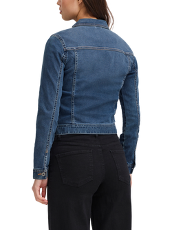 ICHI Billy Denim Jacket - view 2, Washed Medium Blue