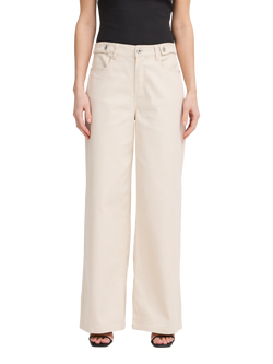 ICHI Carolinas Wide Leg Jeans, Sandshell, Sandshell